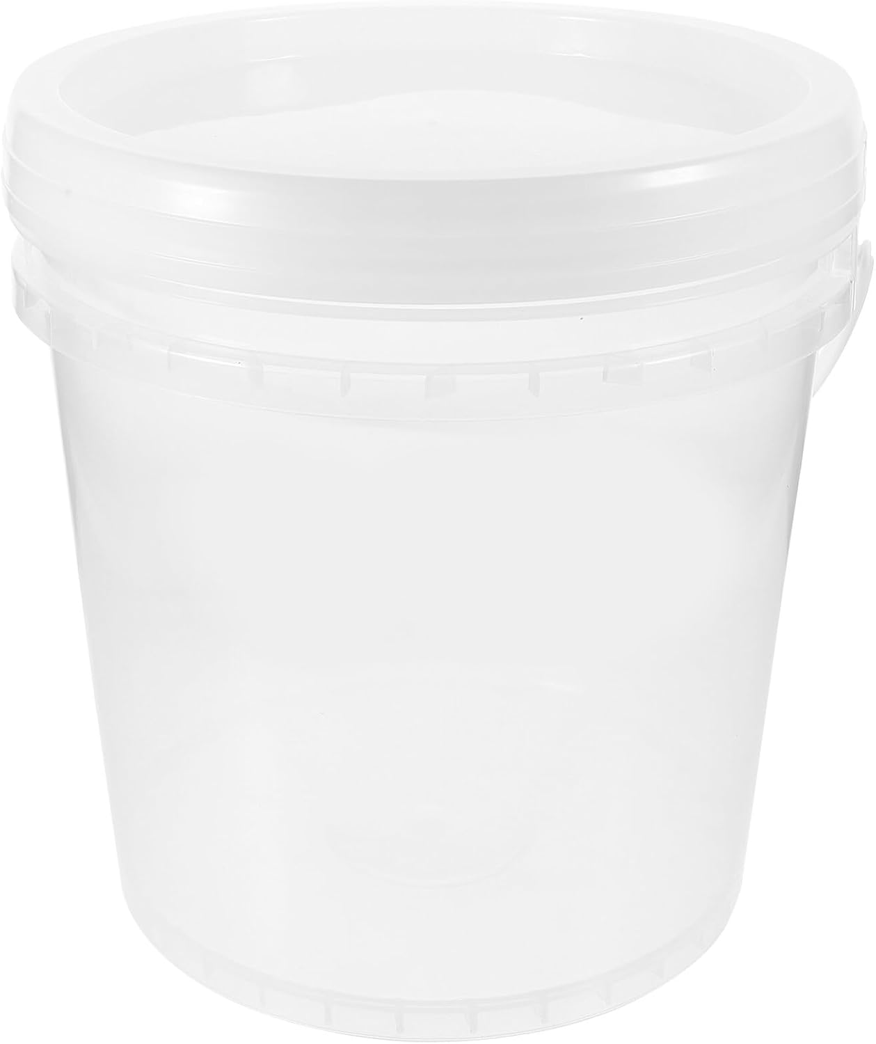 UPKOCH Plastic Bucket Airtight Lid Reusable Paint Storage Container for Paint Chemicals and Laundry Detergent Portable Pail Handle for Home and Industrial Use