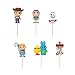 Toy Story Cupcake Topper Cake Decoration for Baby Shower Birthday Party Supplies Food Pick - Set of 24
