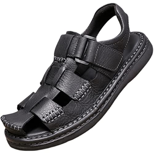 Genuine Leather Beach Shoes Men Outdoor Sandals Slippers Shoes for Men(39 Code)