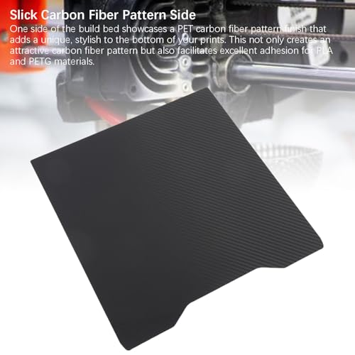 Feuille d'impression flexible avec PEI texturé et carbone lisse pour plateau 3D 280x265 - 5