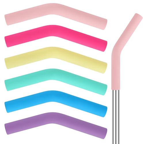 Accmor Silicone Straw Tips, 6-Pack