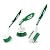 Libman 1567 Kitchen Scrub Brush Kit – 3 Brushes: Curved Kitchen Brush, Kitchen Brush with Scraper Edge, and All-Purpose Kitchen Brush, Green & White