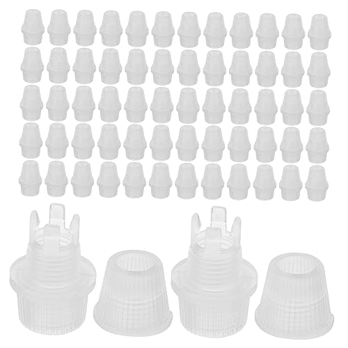 100pcs Locking Cap Cable Fixing Clamp para gestión de cables bajo escritorio, con conector de prensaestopas miniatura 1
