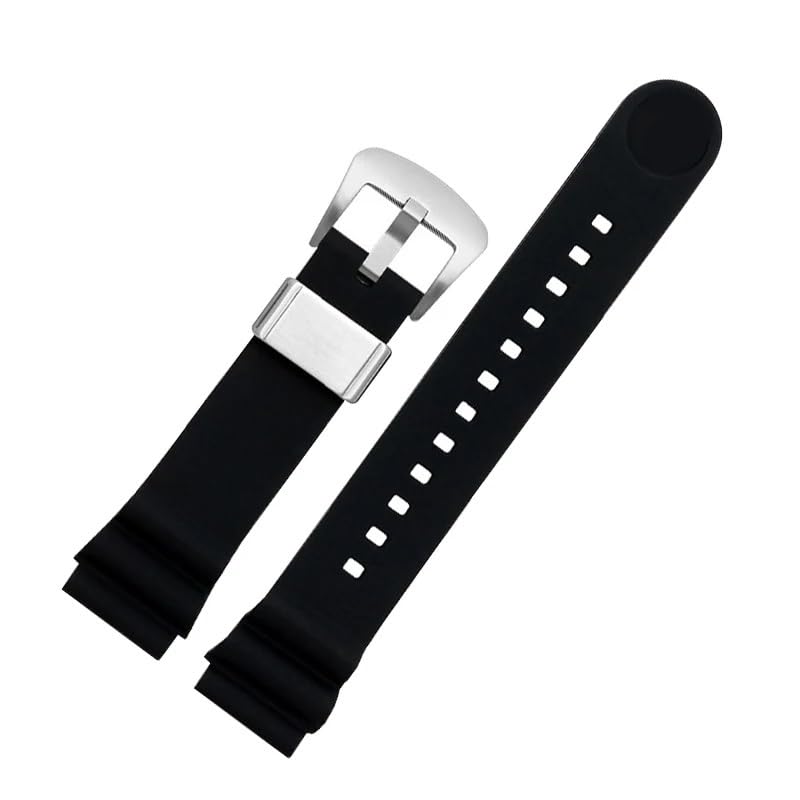 Bracelet en silicone de qualité supérieure pour Seiko Abalone 20mm - 6
