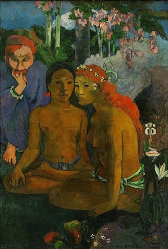 Peinture Décorative sur Toile Contes Barbares Gauguin decoration 60x90