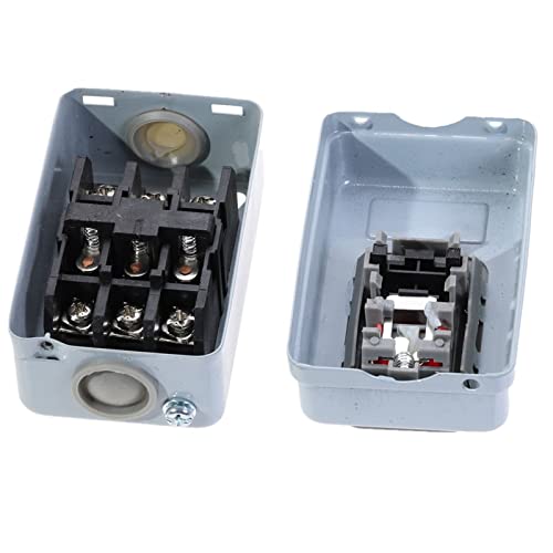 Bouton poussoir triphasé interrupteur pour commande de pompe et scie 380V - 4