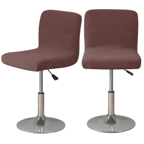 Image of Chair Covers Bar Stool Cover 2pc Bar Chair Cover Swivel Bar Stool Slipcover
