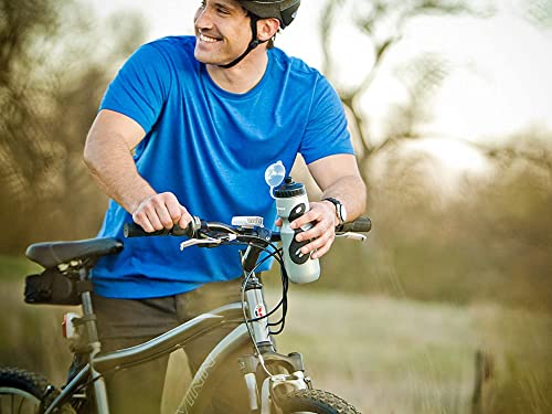 Schwinn Bike Bottle Holder With Water Bottle, 23 Oz. Bpa Free Squeeze Sport Bottle And Durable Alloy Cage, Easy To Mount Cycling Accessory #TOP4