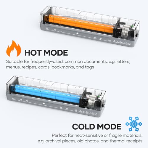 Laminadora 9 pulgadas con 10 hojas, 40% descuento, solo $22.19