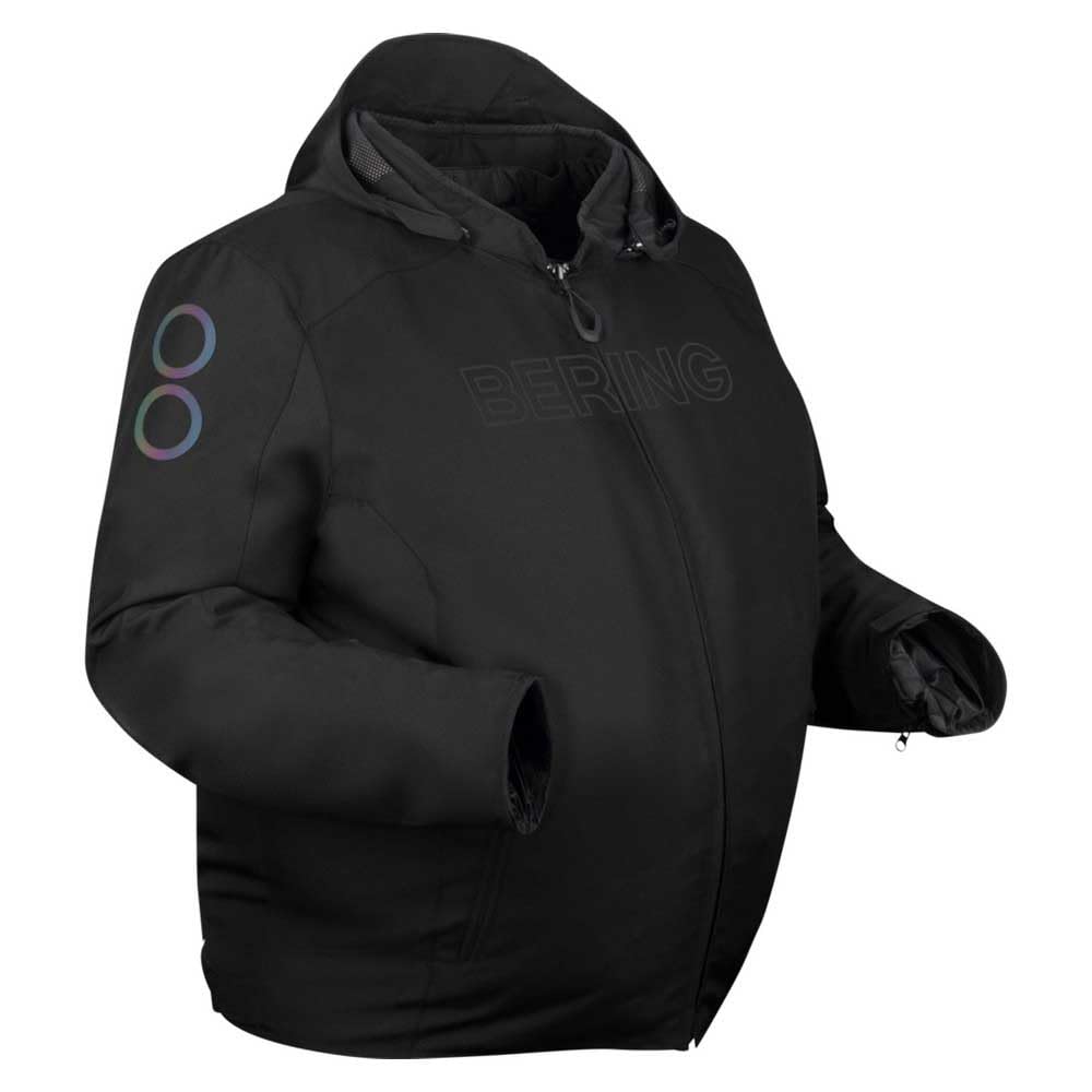 Veste BERING Warwick Plus Size L noir coupe large motard - 3