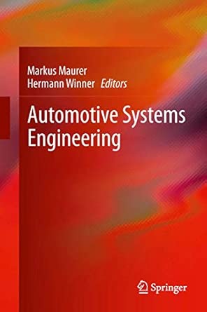 Automotive Systems Engineering 2013th Edition Automotive Systems Engineering 2013th Edition book cover