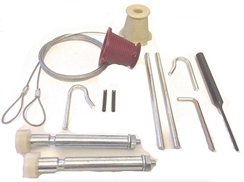 Sundeer Garage Door Repair Kit Includes Cones and Cables/Nut Type Roller Spindles To Suit Henderson Canopy
