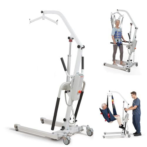 2-in-1 Electric Patient Lift with Stand Assist