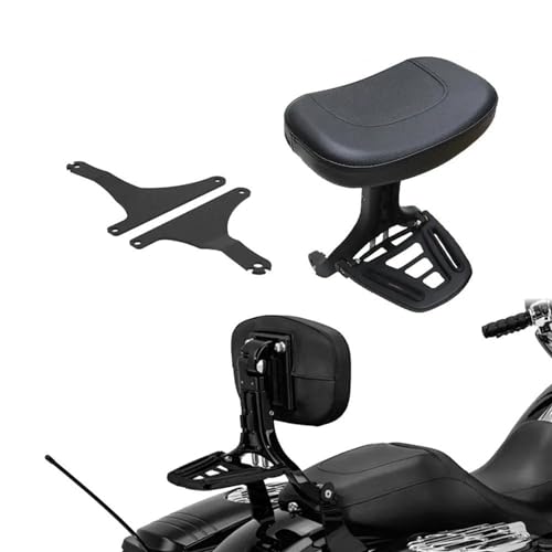 Dossier de passager et conducteur pour Harley Softail Fatboy 2008-2017 noir réglable