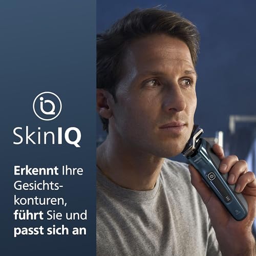 PHILIPS Shaver S7000 – Elektrischer Rasierer für Herren, Nass-& Trockenrasur, integrierter ausklappbarer Trimmer, Barttrimmer-Aufsatz… – Ansicht 3
