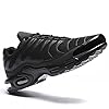 Mens Trainers Running Fashion Shoes Air Cushion Casual Sneakers Walking Tennis Gym Athletic Sports Black #1
