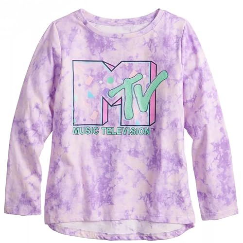 MTV Girls Long Sleeve Tie Dye T-Shirt - Girls 4-16