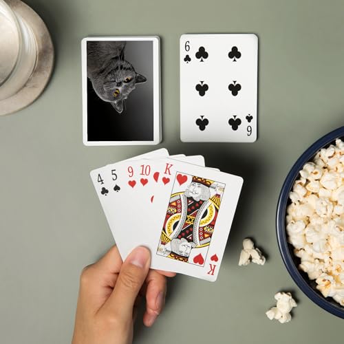 Mazo de cartas Poker British Shorthair Cat 52 piezas miniatura 2