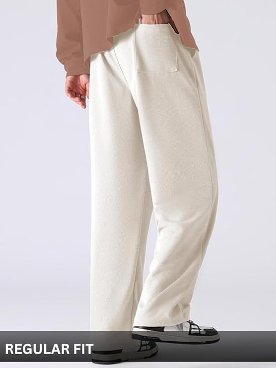 Image of GRECIILOOKS Men's Loose Mid Rise Regular | Sports Stylish Track Pant | Trouser (Available in Plus Size)