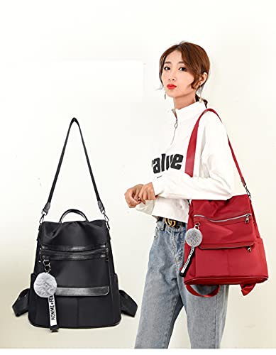 Sac à dos multifonctionnel en cuir léger pour fille - 2