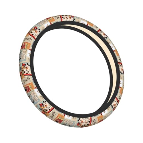 ディズニー 車用 ハンドルカバー おしゃれ 滑り止め 汚れ防止 手触りよし アクセサリー 内装品 高級 軽自動車 軽 普通車 ステアリングカバー 滑り防止 オールシーズン対応