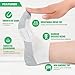 Nonlut Diabetic Socks for Men,6 Pairs Low Cut Neuropathy Mens Diabetic Socks(White-Large)