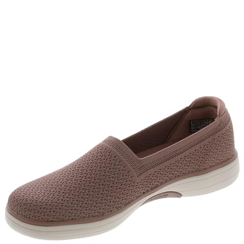 Skechers Women's On-The-Go Arch Fit Inspire - Sydney Loafer, Dark Rose, 8 Wide