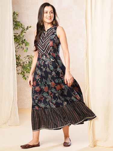 Image of Globus Women Dresses (3641549001 Blue S)