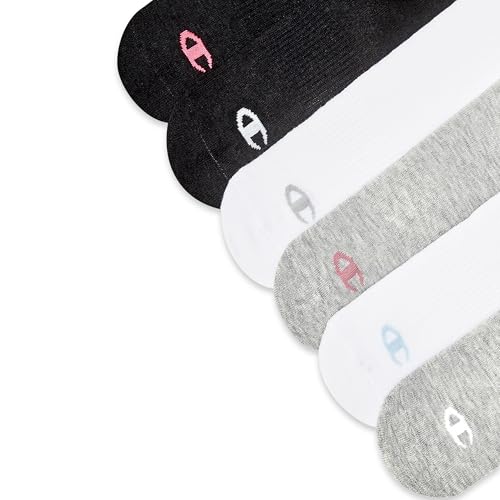 Image of Champion Women's Low Cut Beathable Moisture-Wicking Athletic Socks (6-Pack)