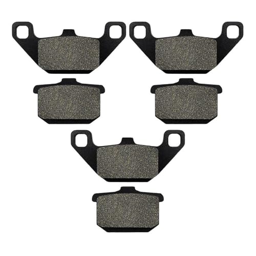 Plaquettes de frein moto pour Kawasaki GPZ900R et GPZ550 (jeu de 3 paires)