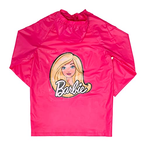 Capa de Chuva Barbie Bang Toys Rosa Médio