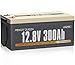 Power Queen 12V 300Ah 3840Wh LiFePO4 Battery, Built-in 200A BMS, Lithium Battery 2560W Power Output, Up to 15000+ Deep Cycles, 10-Year Life, Perfect for Solar, RV, Marine, Off-Grid