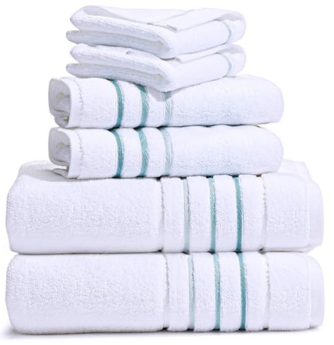 Bath Towel Set_White Towel For Bathroom, Luxury Hotel &Spa Quality,