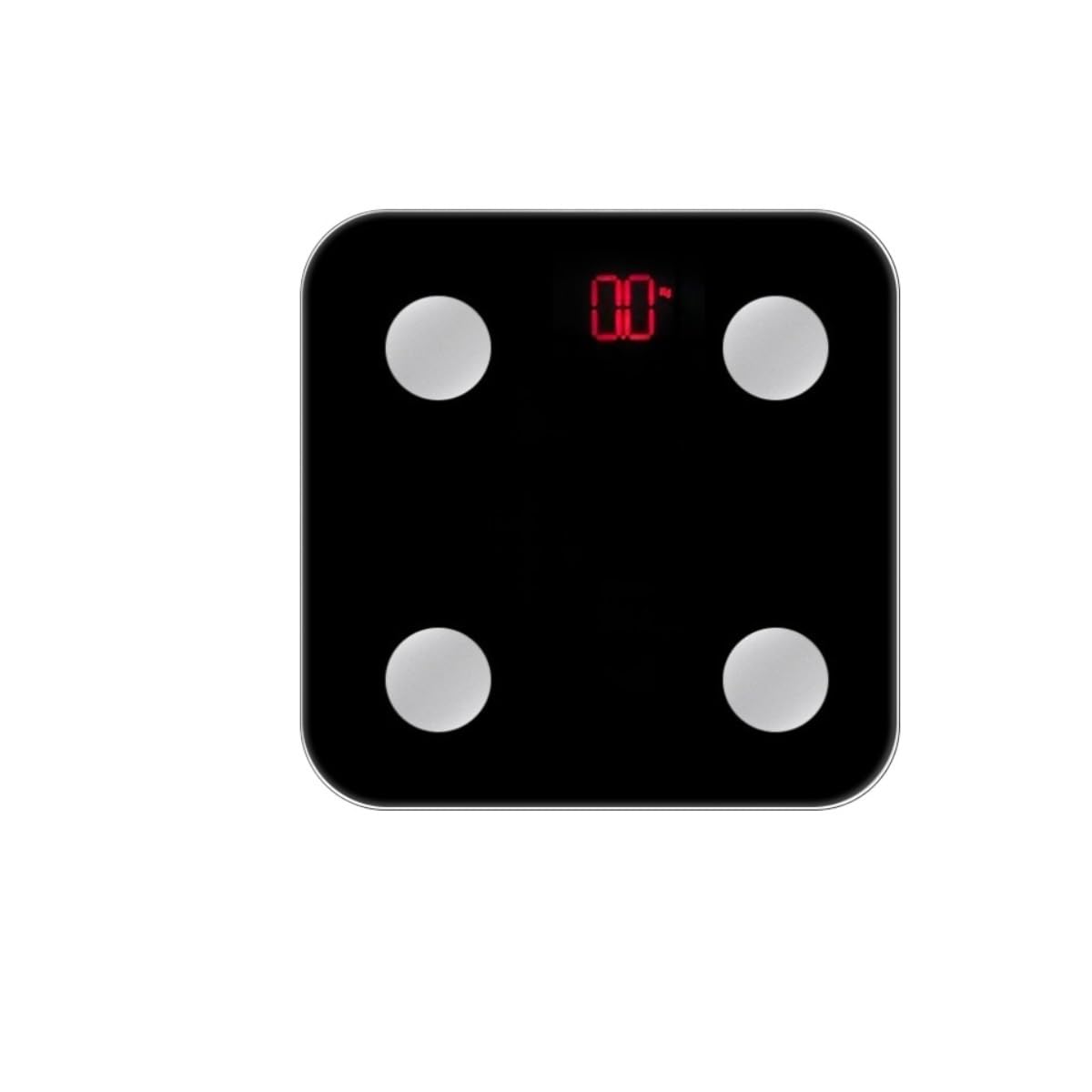 Body Fat Scale, Waga Łazienkowa Z Ładowaniem USB, Cyfrowa Waga Do Pomiaru Tkanki Tłuszczowej, Wielofunkcyjna Body Weight Bathroom Scales(Black)