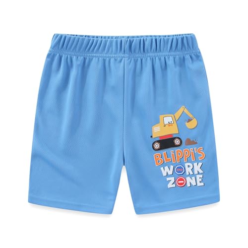 Image of Blippi Boys Short Sleeve T-shirt and Short 2 Piece Set for Toddler 2T to Big Kids