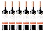 Pinna Fidelis Roble 2023 – Pack 6 Botellas de Vino Tinto Ribera del Duero, 100% Tinta del País – Crianza 6 Meses en Roble Americano y Francés – 75 cl por Botella, 14,5% Vol.