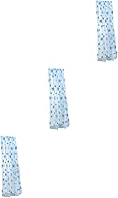 Garneck 3 Peças Cortinas De Painel Cortinas Transparentes De Linho Cortinas Impressas Cortinas Transparentes Cortinas De Janela Transparentes Cortinas De Linho Painel Com Babados Banda