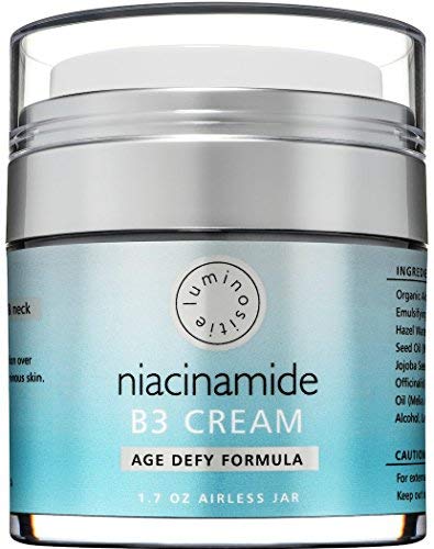 5% Niacinamide Vitamin B3 Cream Serum - Anti-Aging For Face & Neck. 1.7Oz. Use Morning & Night. Firms & Renews Skin. Tightens Pores, Reduces Wrinkles, Fades Dark Spots & Boosts Collagen. Made In Usa #TOP7