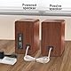 Saiyin Bluetooth Bookshelf, 40W X 2 Powered TV-Lautsprecher mit 4-Zoll-Tieftöner, Turntable-Lautsprecher mit optischem/AUX-Eingang/Subwoofer Line Out für PC und TVs