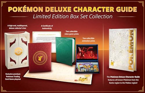Image of Pokemon Deluxe Character Guide Limited Edition Box Set Collection (Pokemon Pikachu Press)