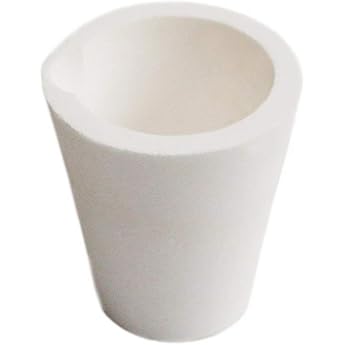 LLF Ceramic Melting Crucible Cup for Oven Melting Casting Finishing Gold Silver Copper Casting Cup 200g
