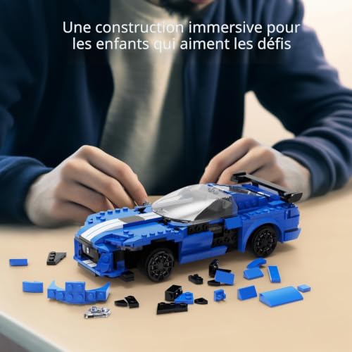 CADA Blocks Ritter-500 véhicule télécommandé cadeau idéal anniversaire bleu - 5