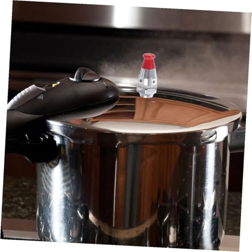 ULTECHNOVO Juego de 6 piezas de válvula de seguridad para olla a presión de aleación de aluminio, repuesto compatible con partes y accesorios de ollas a presión de alta presión miniatura 4