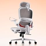 Structure solide et déplacements fluides : Le cadre renforcé et la base robuste assurent stabilité et durabilité. Les roulettes silencieuses permettent de déplacer facilement cette chaise bureau ergonomique sur différents types de sols sans effort