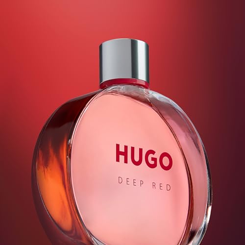 HUGO Deep Red Eau de Parfum – Ambriertes Damenparfum – Mit Clementine, Freesie und Sandelholz – Langanhaltender Duft, 75ml 3