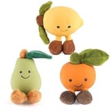 toutouette Pet Dog Cat Chew Toy: Fun, Playful, Cute, and Durable (Citrus)