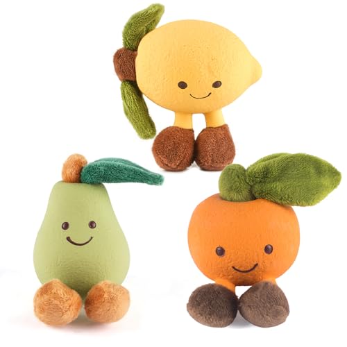 toutouette Pet Dog Cat Chew Toy: Fun, Playful, Cute, and Durable (Citrus)