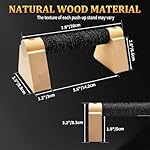 Parallettes Bars - Wooden Calisthenics Equipment for Handstand Training, Push Up Bars & Calisthenics Bar - Handstand Bars and Pushup Handles for Men - Image 5