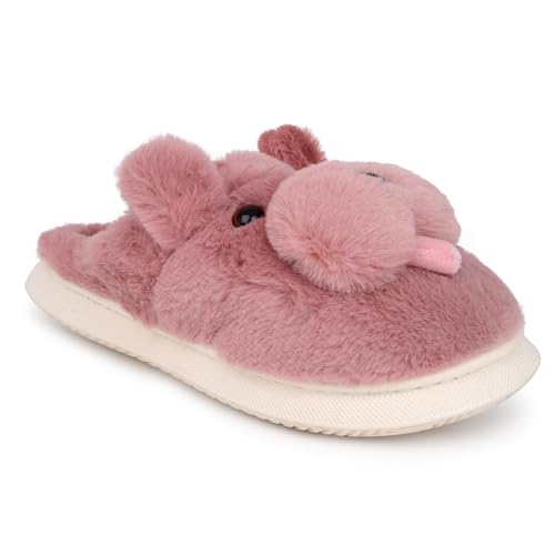 Image of Irsoe Comfortable Indoor /Outdoor Soft Bottom Fur Slippers