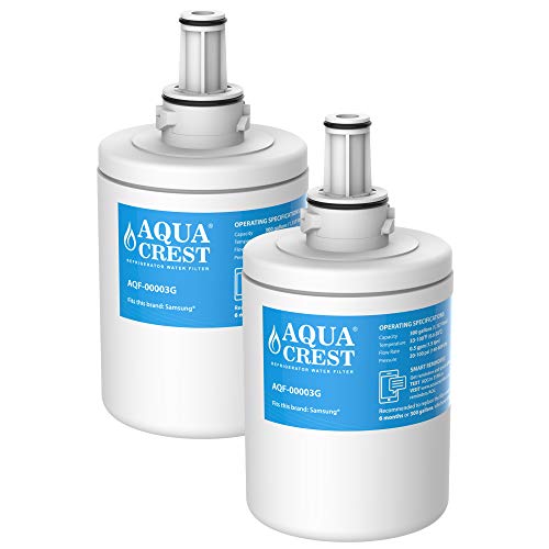 AQUACREST DA29-00003F Filtre à Eau pour Réfrigérateur, Compatible avec Samsung Aqua Pure Plus Samsung DA29-00003F, DA29-00003G, HAFIN1/EXP, DA97-06137A-B, HAFIN2/EXP (2)
